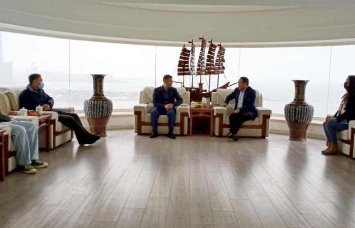 市南區(qū)退役軍人事務(wù)局領(lǐng)導蒞臨公司檢查指導雙擁工作